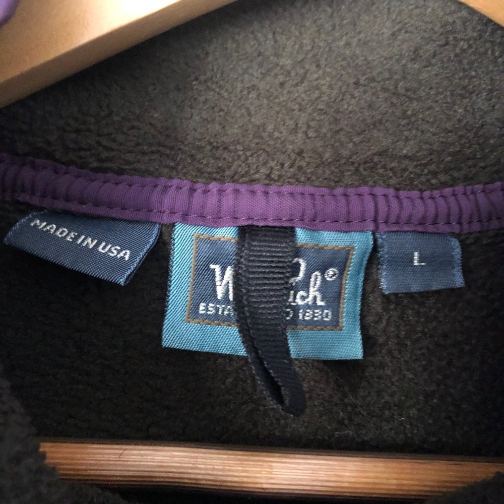 Woolrich Button Pullover Fleece Jacket - image 2